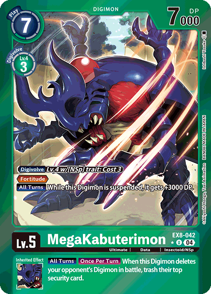 MegaKabuterimon (EX8-042) Limited Uncommon