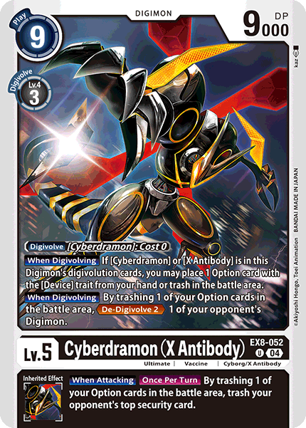 Cyberdramon (X Antibody) (EX8-052) Uncommon