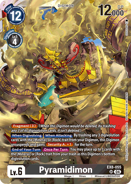Pyramidimon (EX8-055) Super Rare