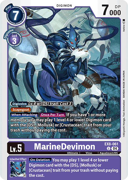 MarineDevimon (EX8-061) Uncommon