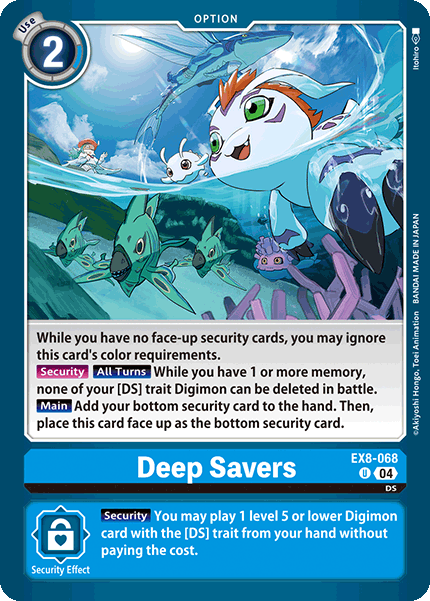 Deep Savers (EX8-068) Uncommon