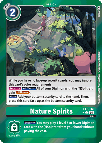 Nature Spirits (EX8-069) Limited Uncommon