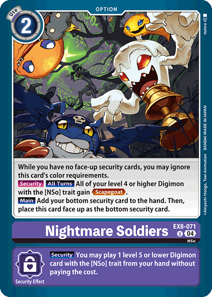 Nightmare Soldiers (EX8-071) Uncommon