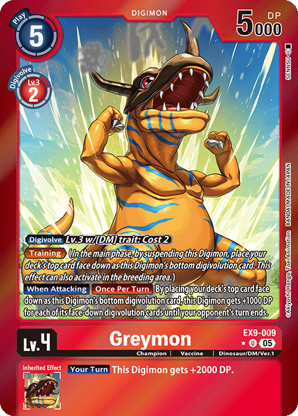 Greymon (EX9-009) Limited Uncommon