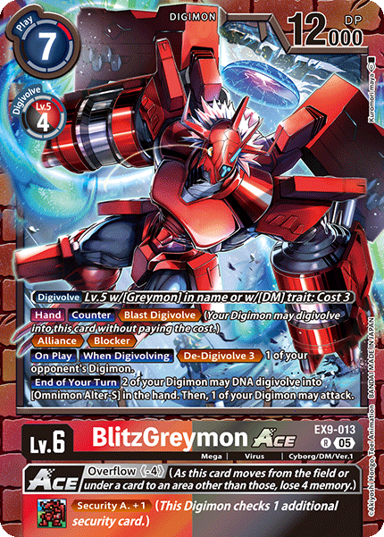 BlitzGreymon ACE (EX9-013) Rare