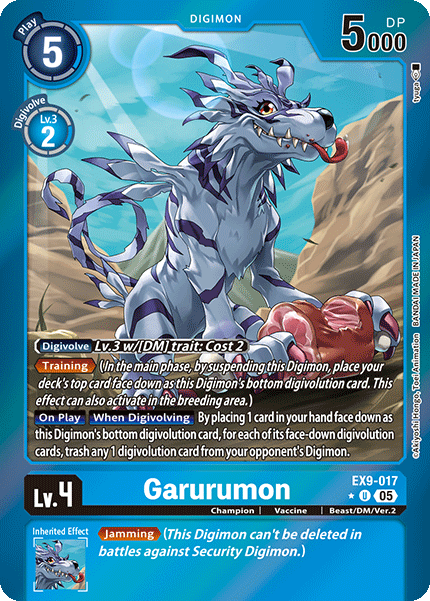 Garurumon (EX9-017) Limited Uncommon