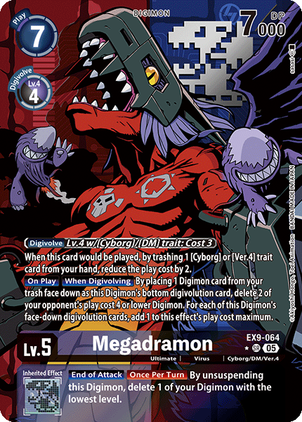 Megadramon (EX9-064) Alternative Art