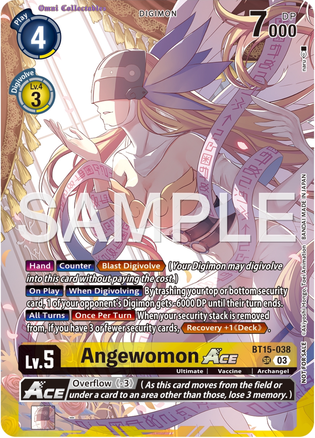 Angewomon ACE (BT15-038) Alternative Art Limited Card Pack