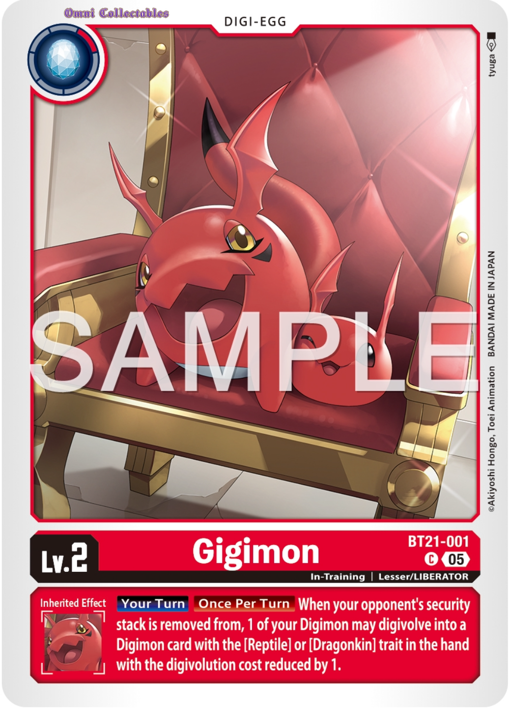 Gigimon (BT21-001) Common