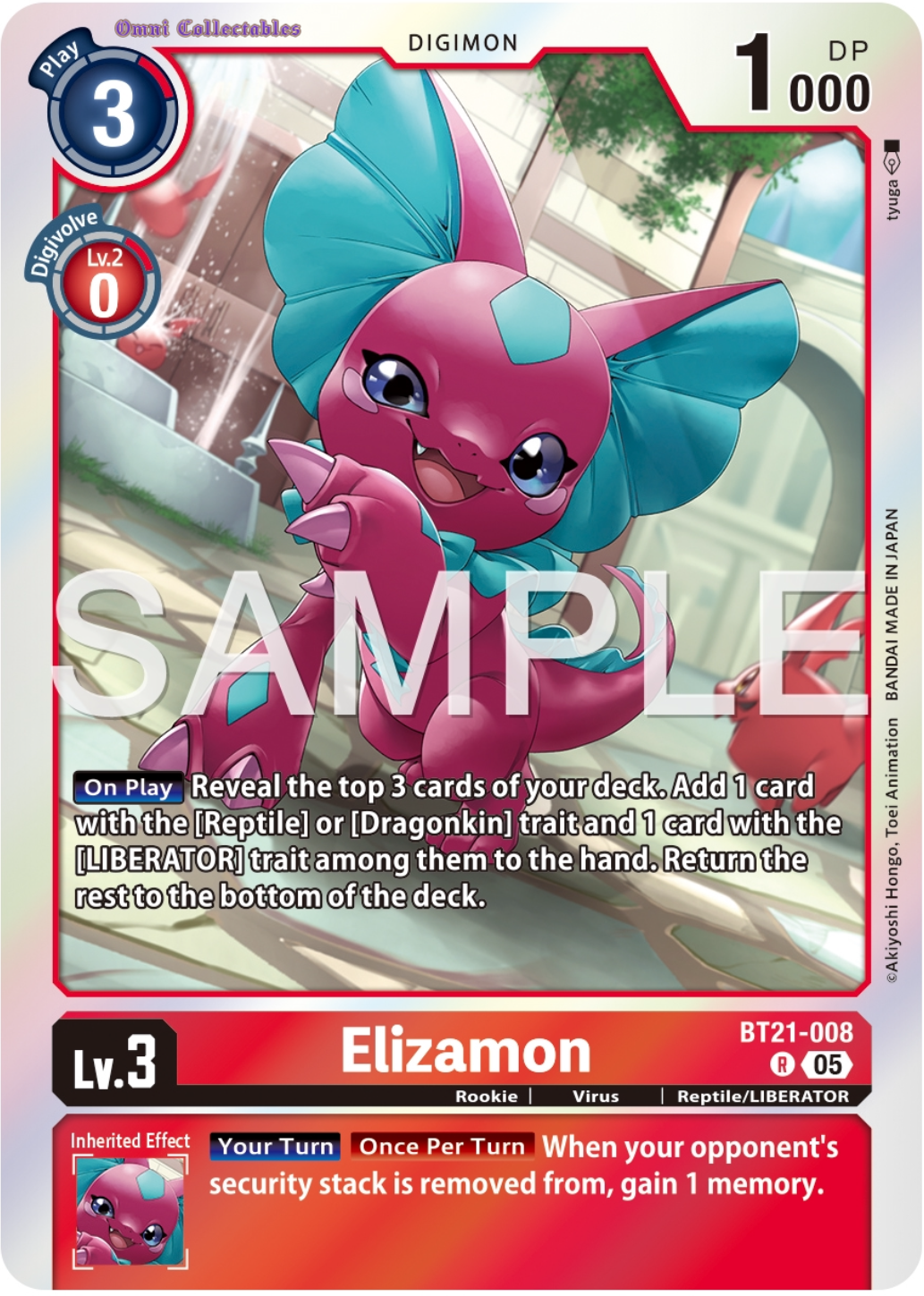 Elizamon (BT21-008) Rare