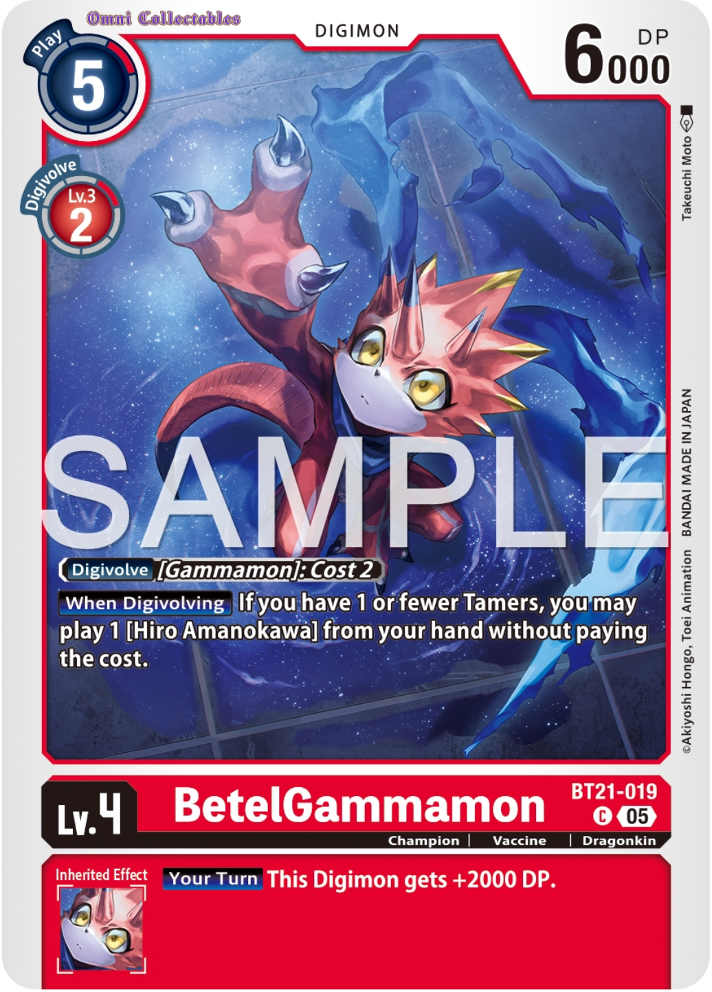 BetelGammamon (BT21-019) Common