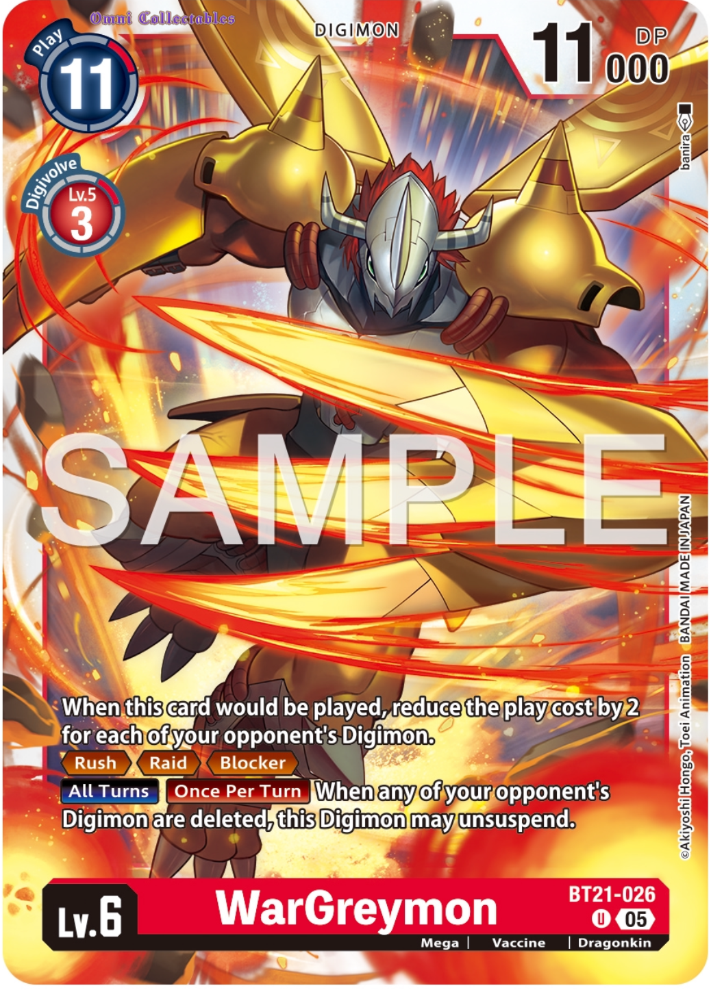 WarGreymon (BT21-026) Uncommon