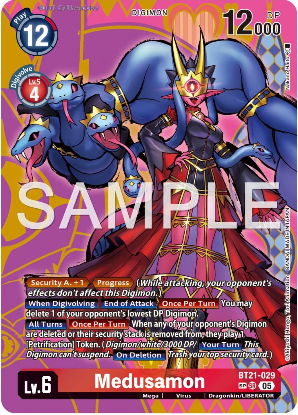 Medusamon (BT21-029) SP Alternative Art