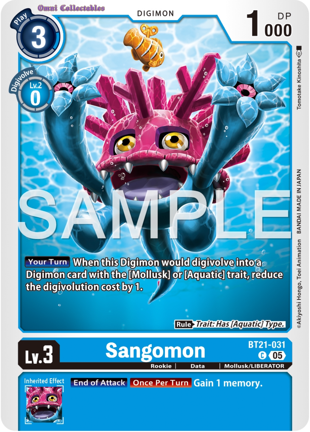 Sangomon (BT21-031) Common