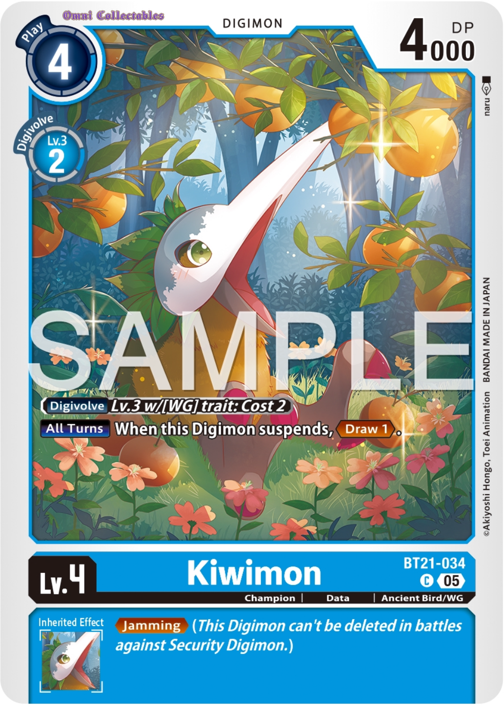 Kiwimon (BT21-034) Common