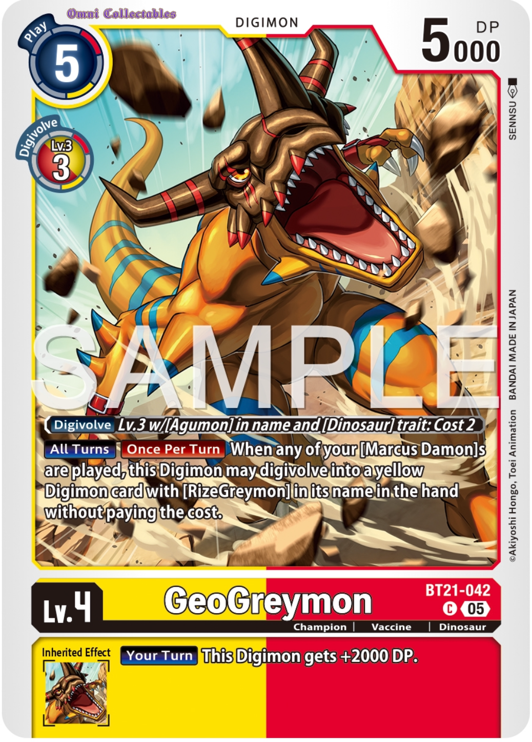 GeoGreymon (BT21-042) Common