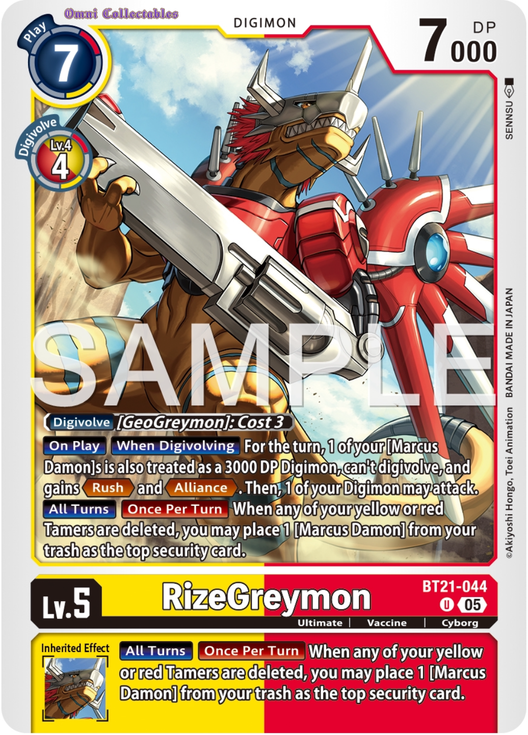 RizeGreymon (BT21-044) Uncommon