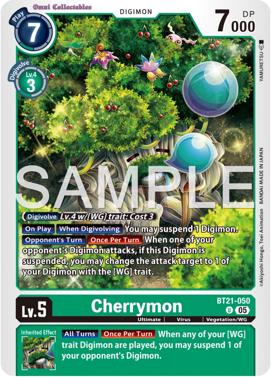 Cherrymon (BT21-050) Uncommon