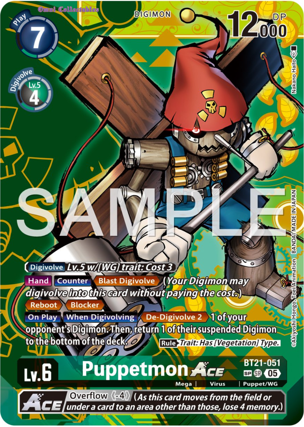 Puppetmon ACE (BT21-051) SP Alternative Art