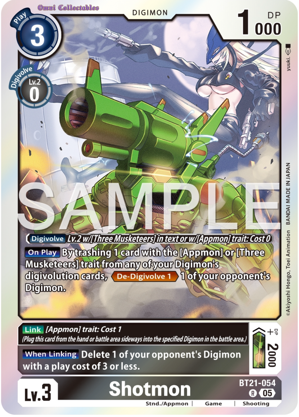 Shotmon (BT21-054) Rare