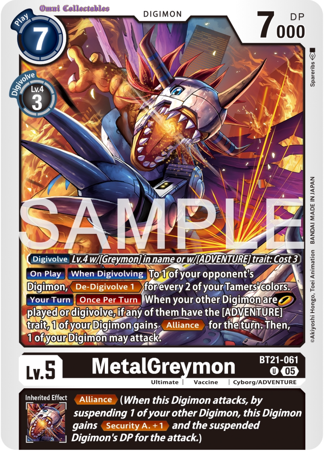 MetalGreymon (BT21-061) Uncommon