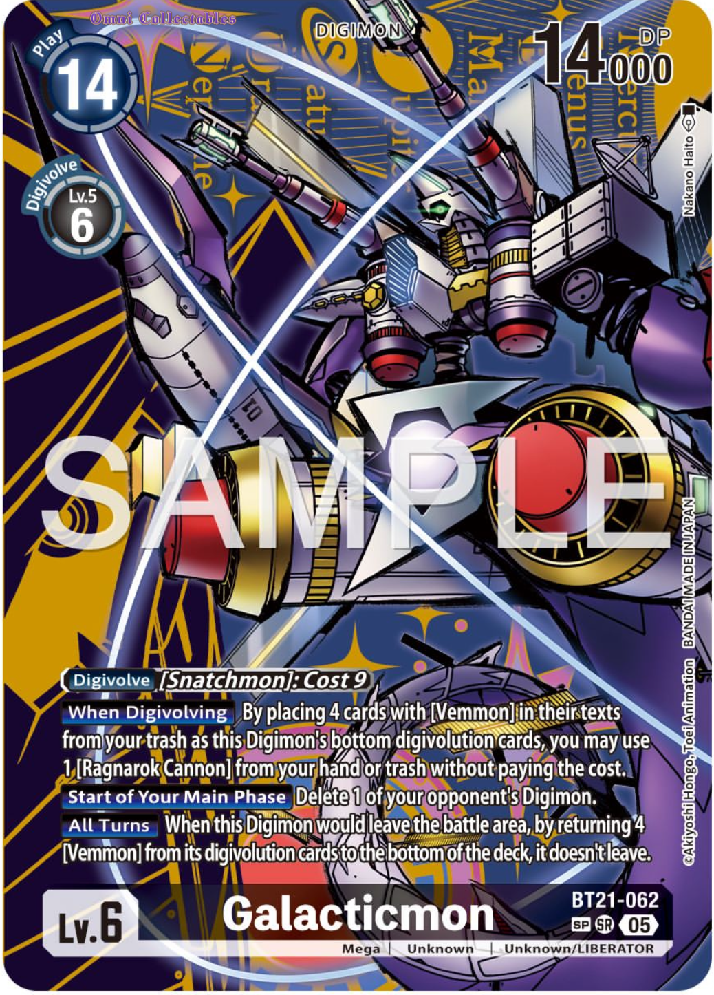 Galacticmon (BT21-062) SP Alternative Art