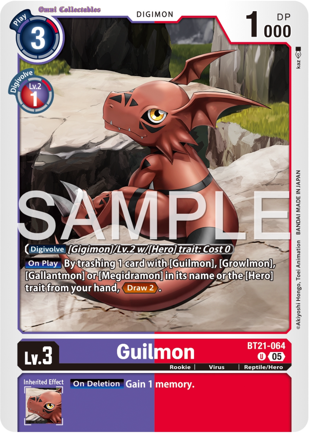 Guilmon (BT21-064) Uncommon