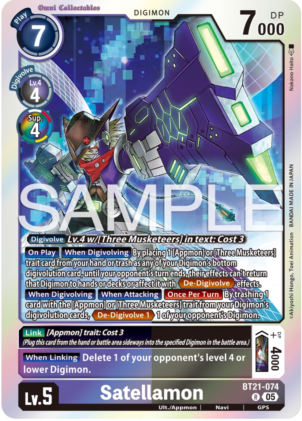 Satellamon (BT21-074) Rare