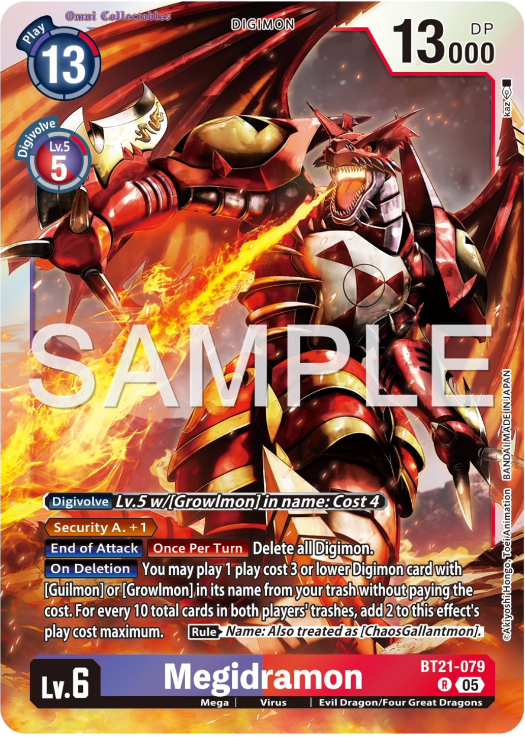 Megidramon (BT21-079) Rare