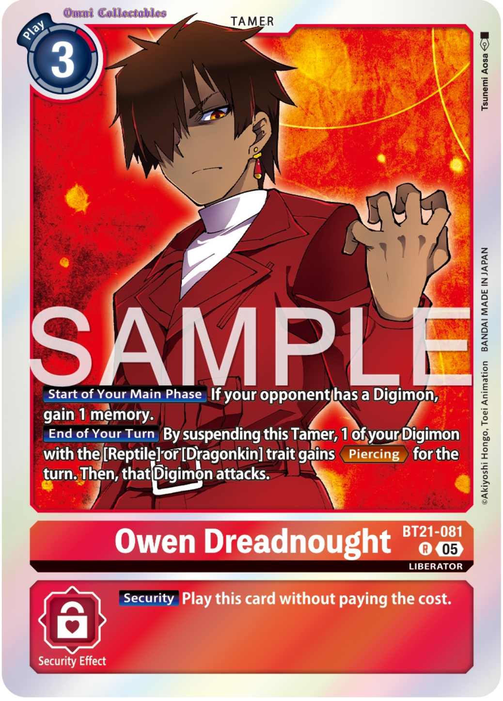 Owen Dreadnought (BT21-081) Rare