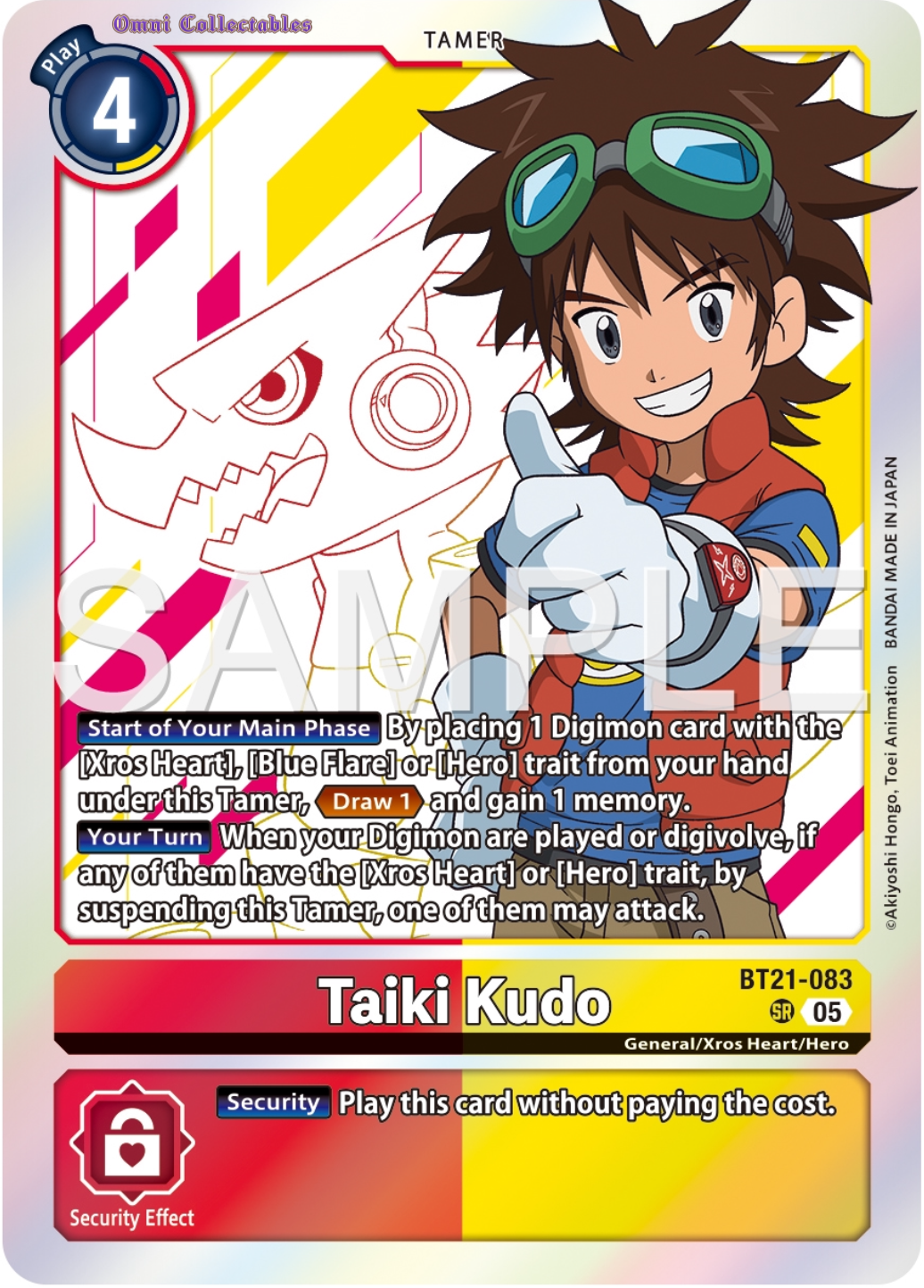 Taiki Kudo (BT21-083) Super Rare