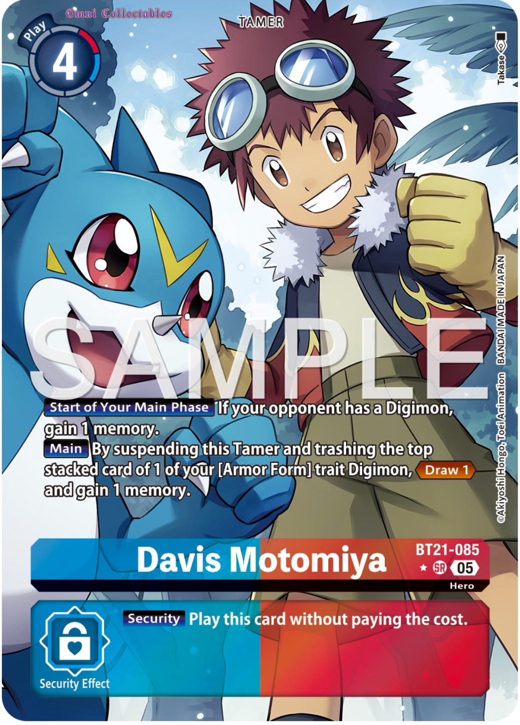 Davis Motomiya (BT21-085) Alternative Art