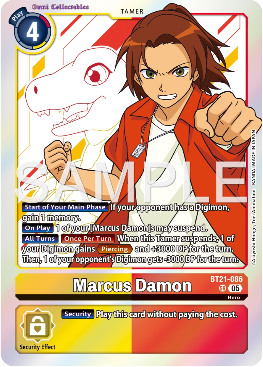 Marcus Damon (BT21-086) Super Rare