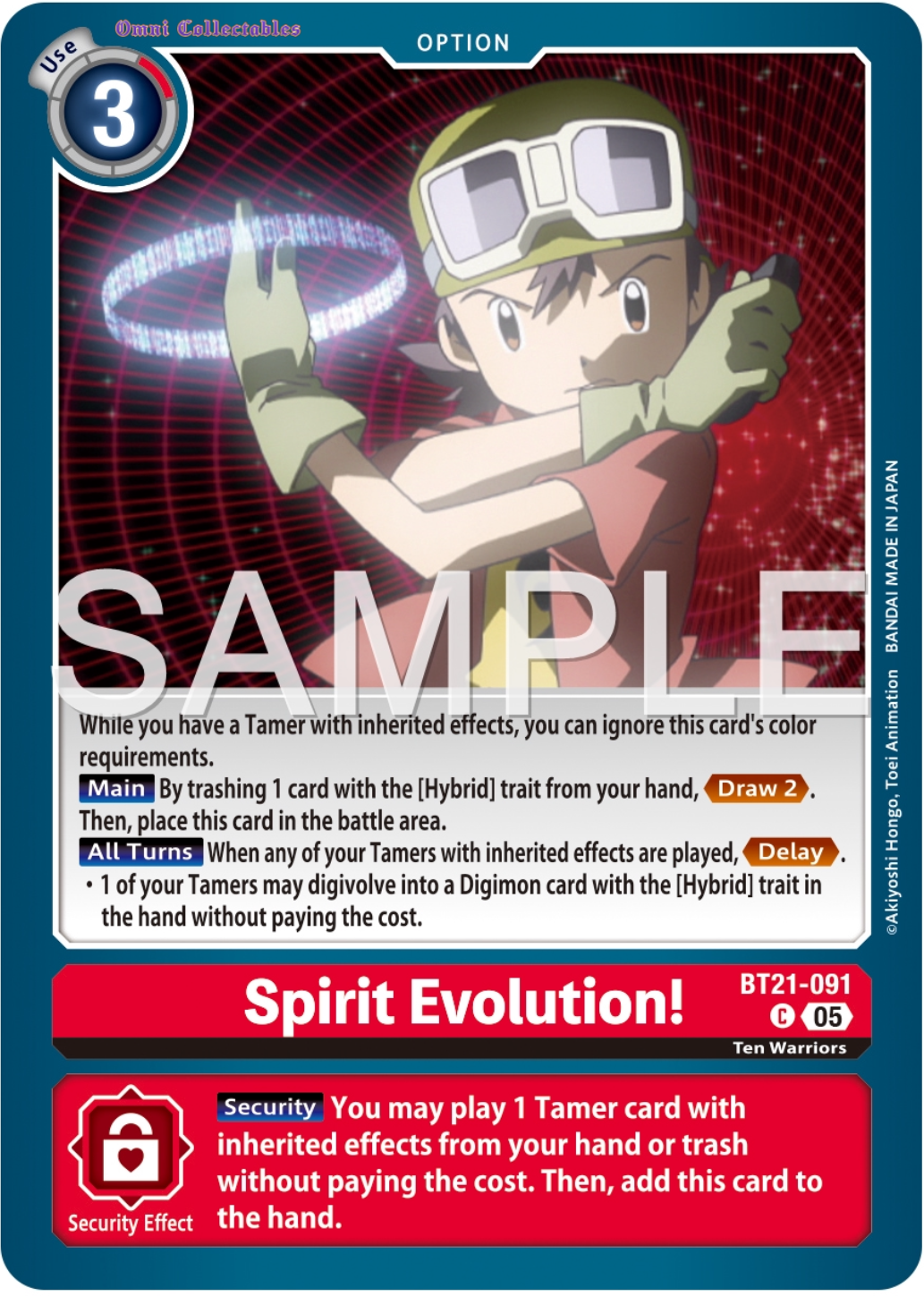 Spirit Evolution! (BT21-091) Common