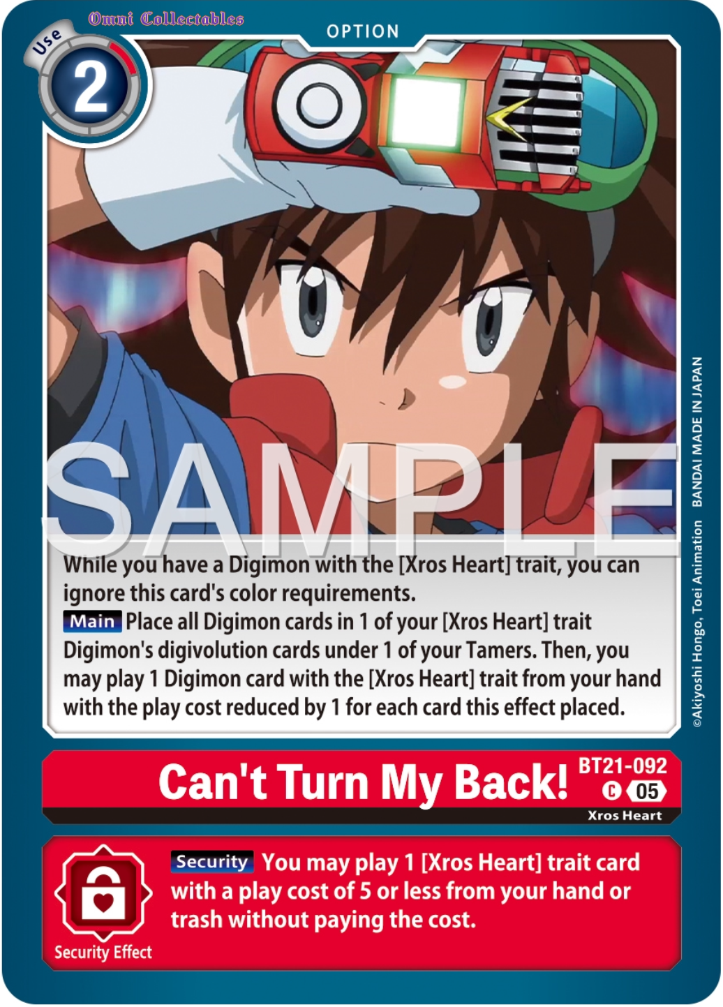 Can't Turn My Back! (BT21-092) Common