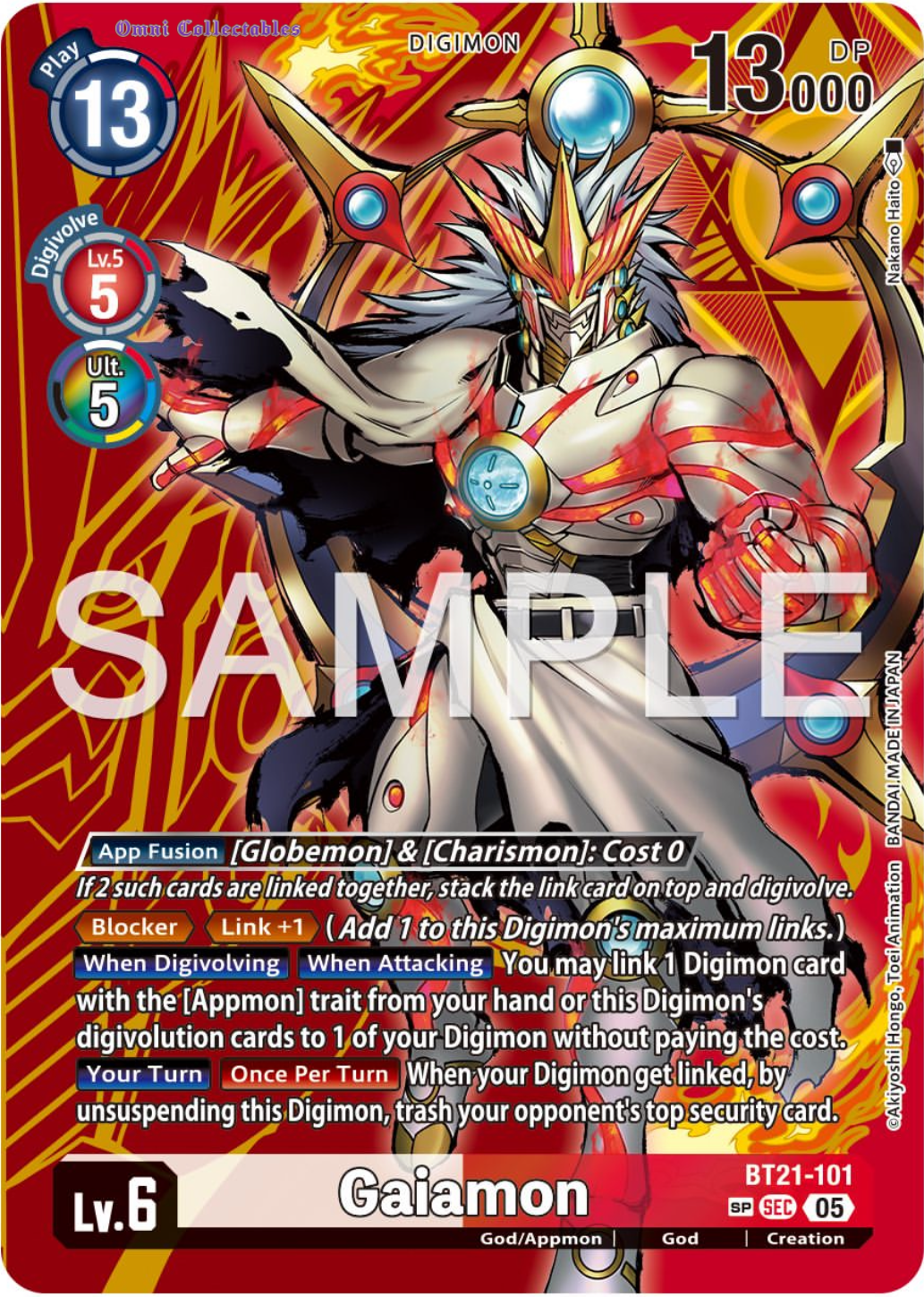 Gaiamon (BT21-101) SP Alternative Art