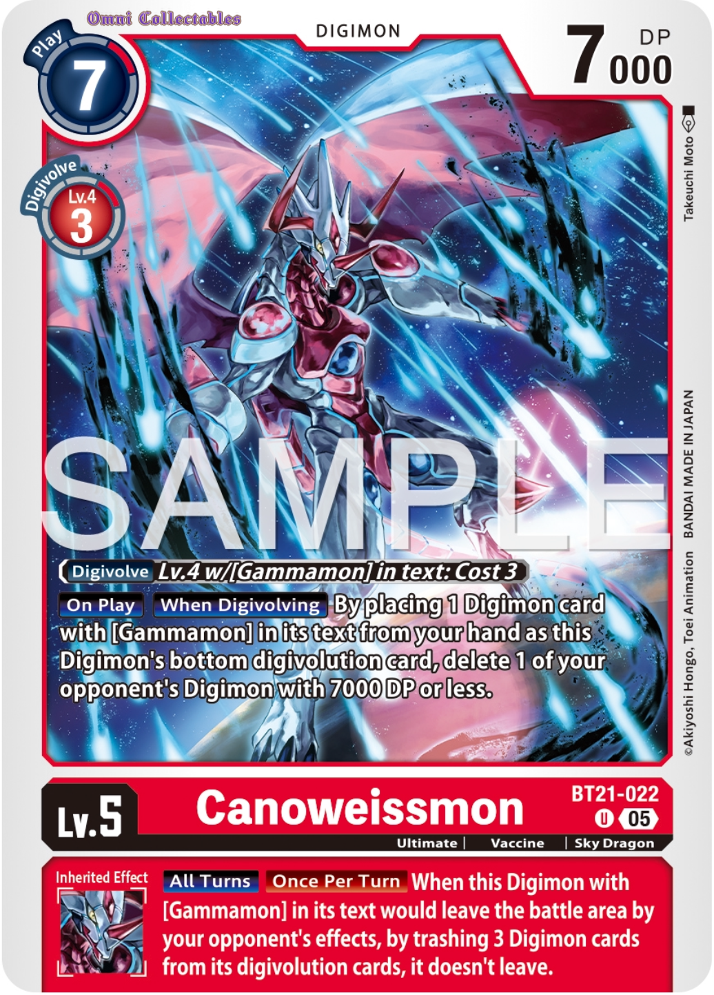 Canoweissmon (BT21-022) Uncommon