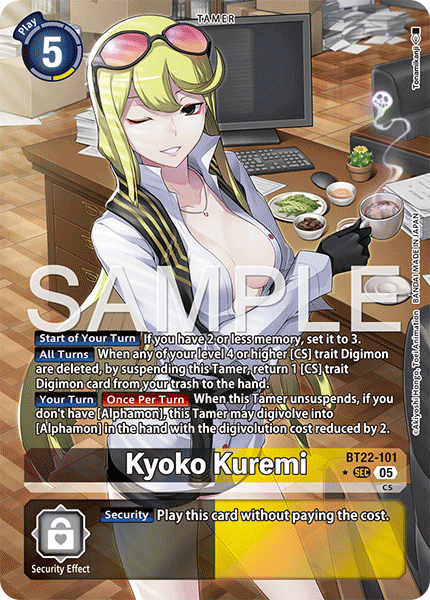 Kyoko Kuremi (BT22-101) Alternative Art