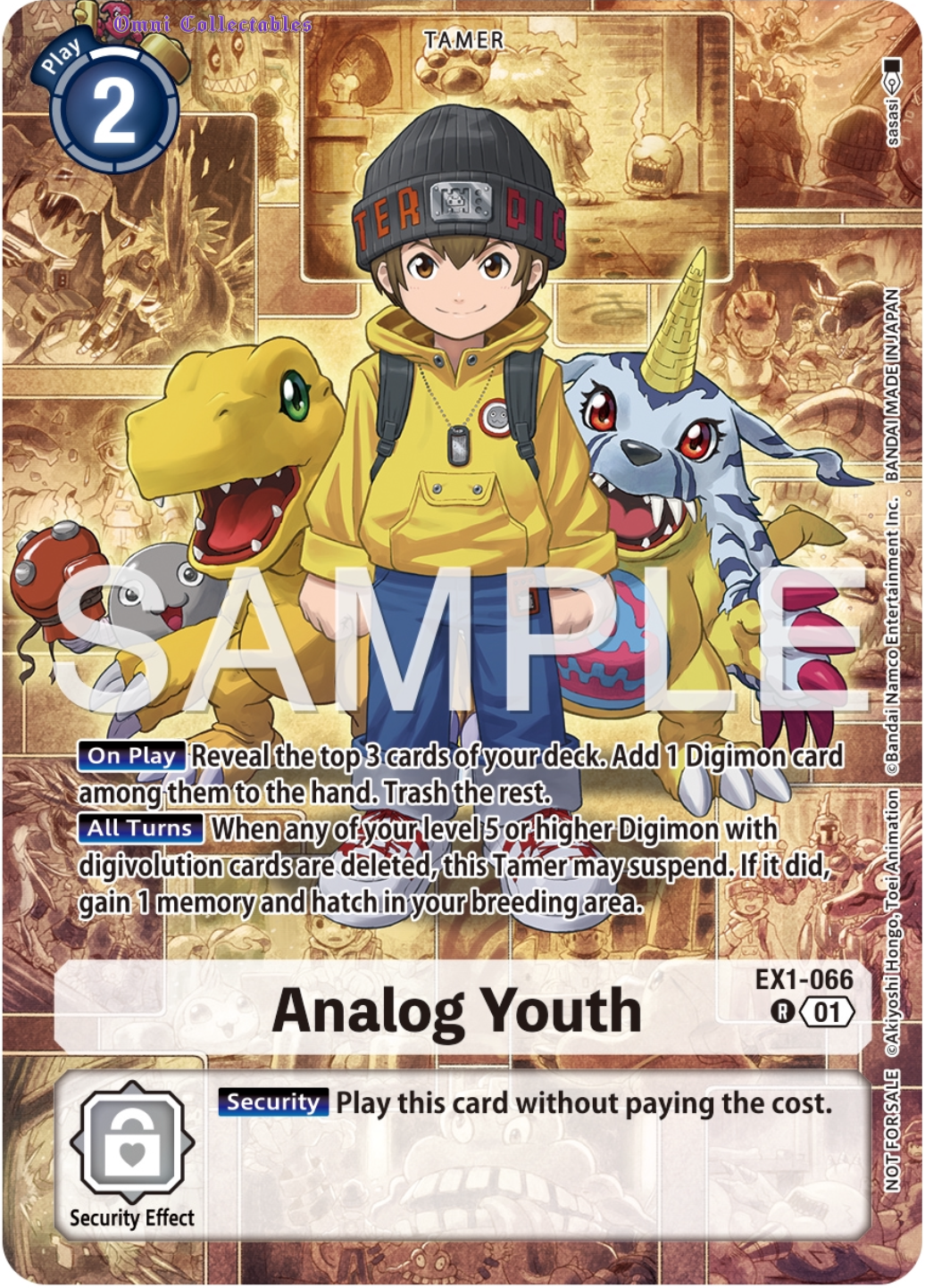Analog Youth (EX1-066) Alternative Art Limited Card Pack