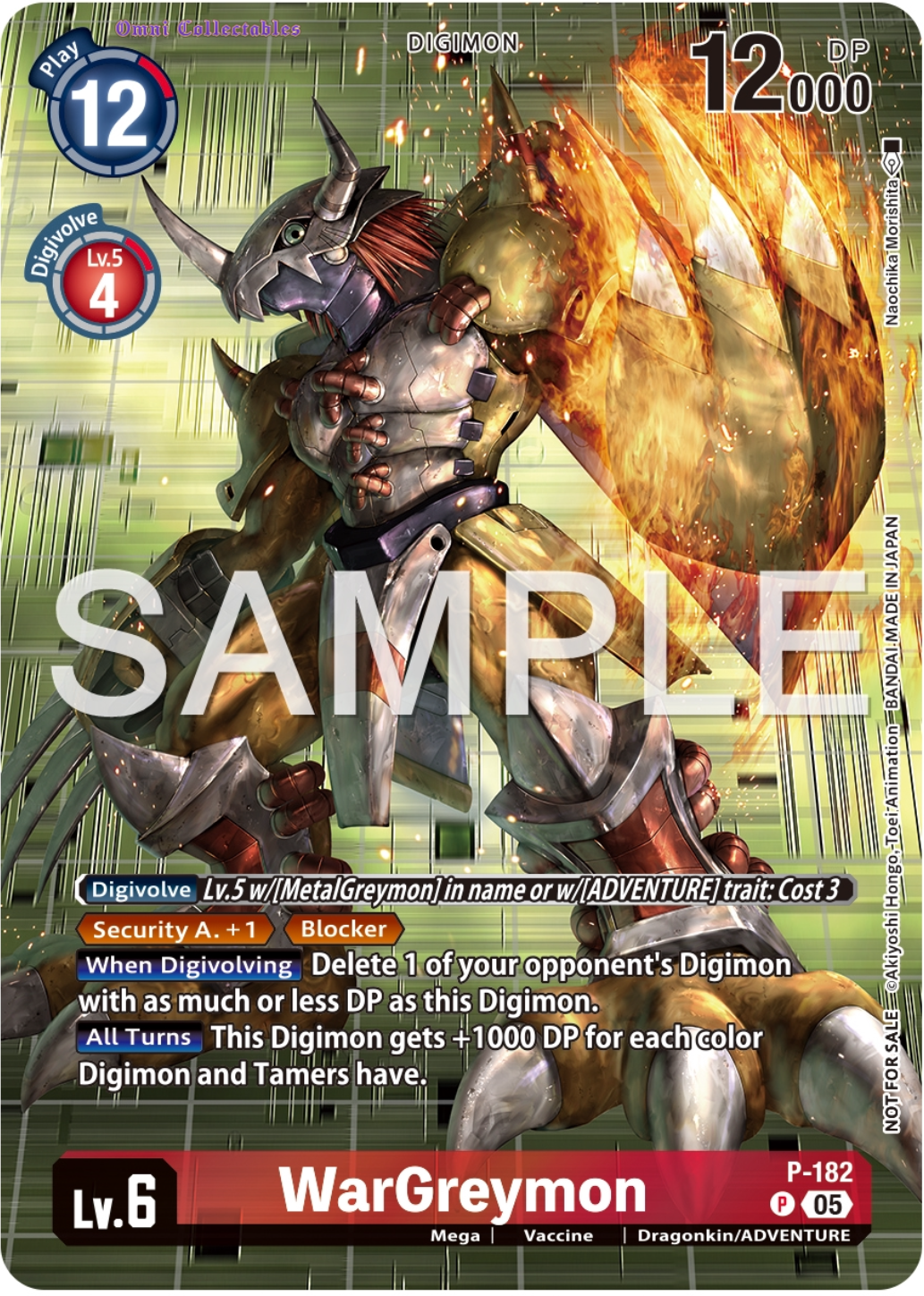 WarGreymon (P-182) Ilustration Celebration Pack