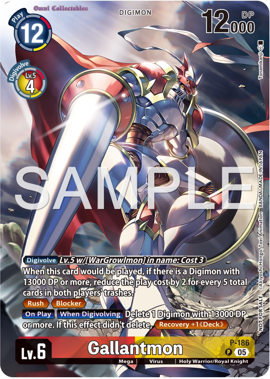 Gallantmon (P-186) Ilustration Celebration Pack