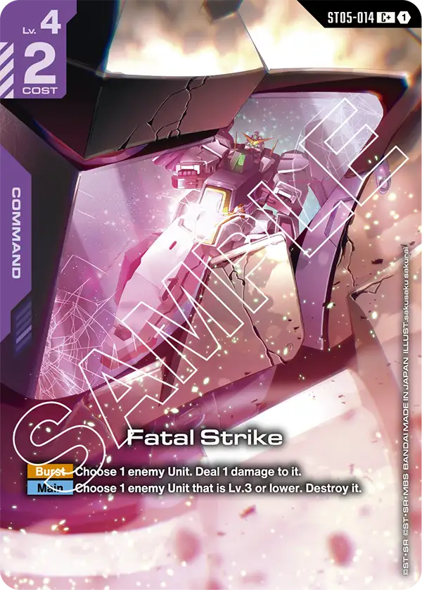 Fatal Strike (ST05-014) Alternative Art