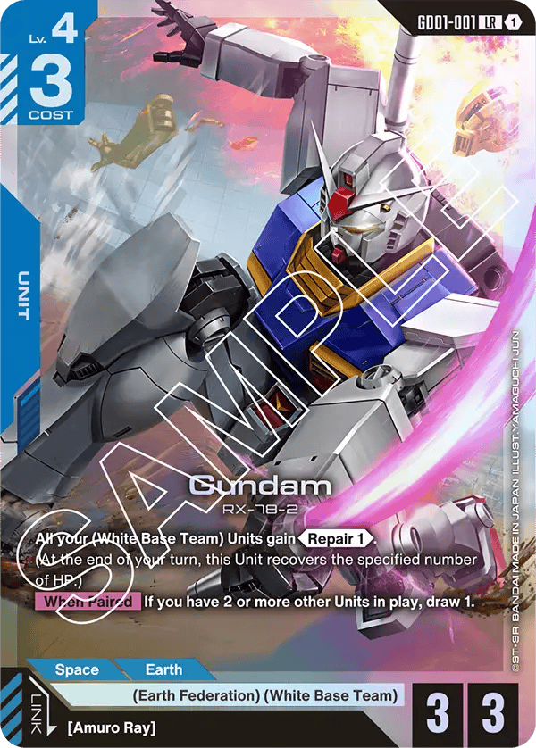 GD01-001: Gundam (Legendary Rare)