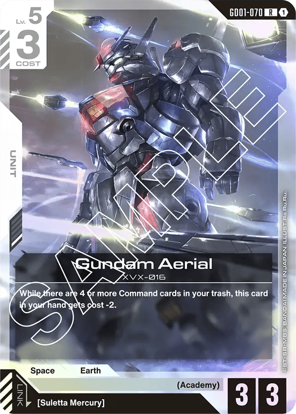 GD01-070: Gundam Aerial (Rare)