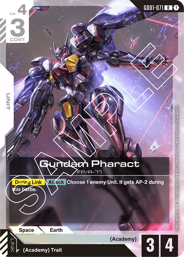 GD01-071: Gundam Pharact (Rare)