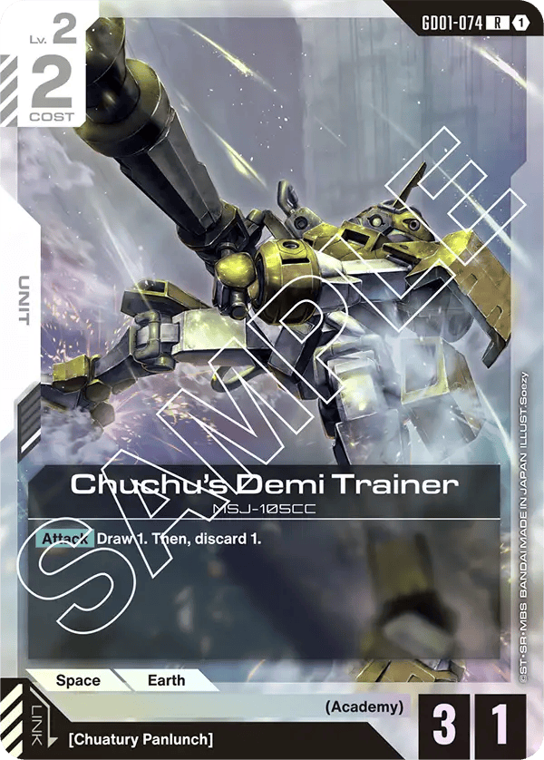 GD01-074: Chuchu’s Demi Trainer (Rare)