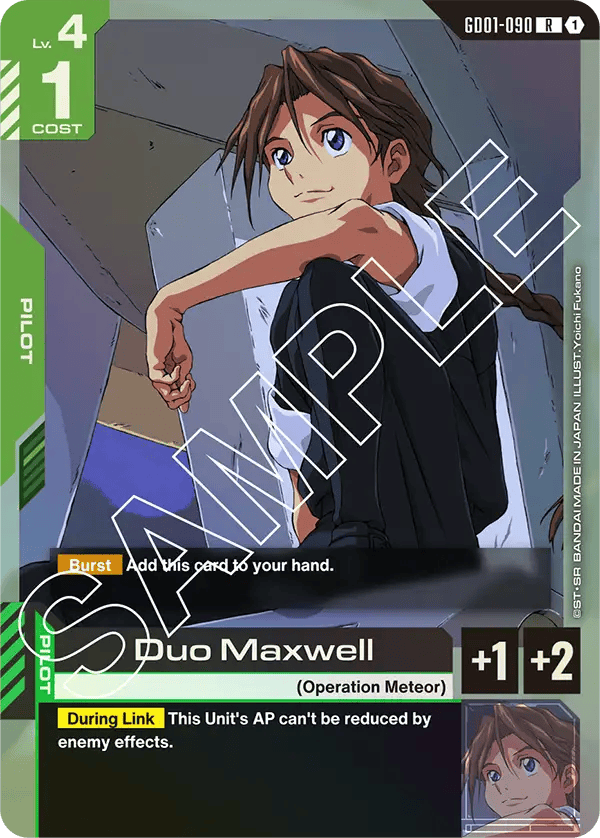 GD01-090: Duo Maxwell (Rare)