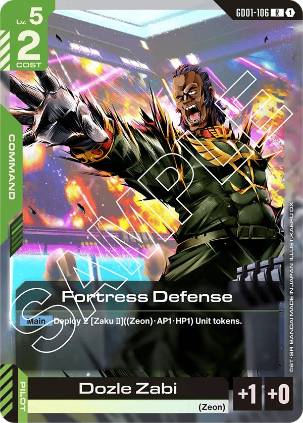 GD01-106: Fortress Defense (Rare)