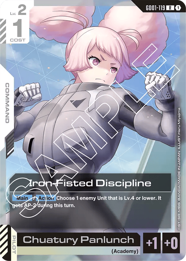 GD01-119: Iron-Fisted Discipline (Rare)