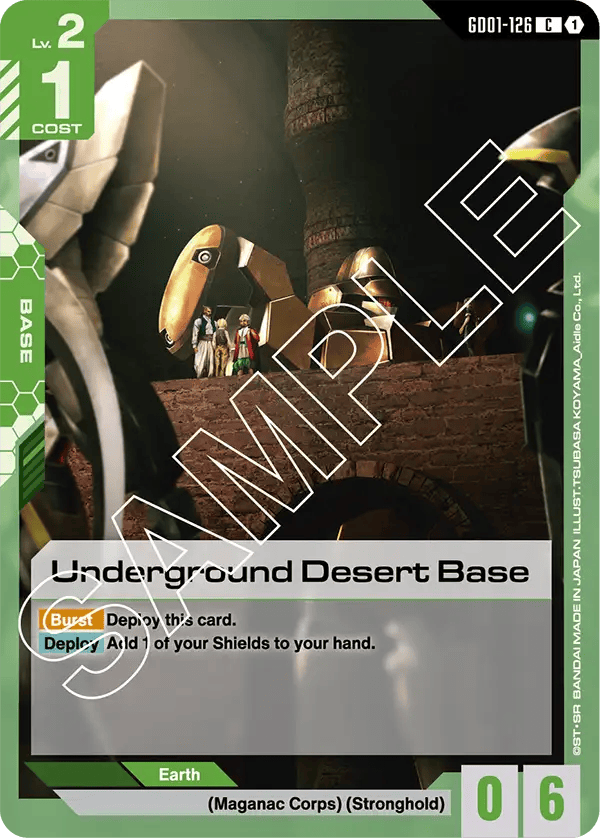 GD01-126: Underground Desert Base (Common)